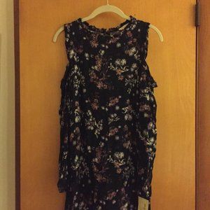 DARK NAVY FLORAL DRESS